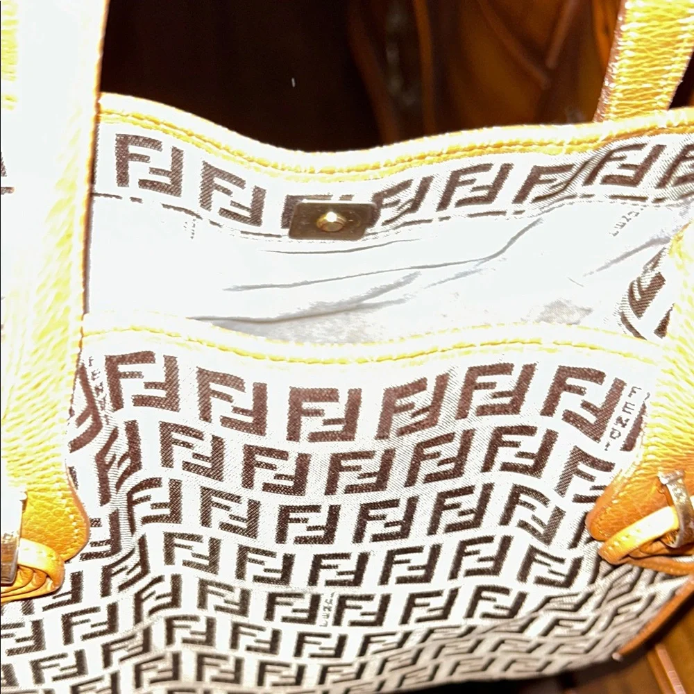 Fendi Signature Brown and Tan Tote - Picture 16 of 16